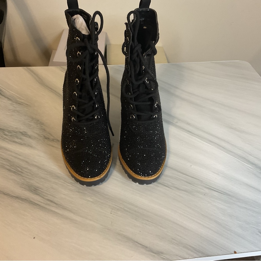 INC Rhinestones Mid Calf boots